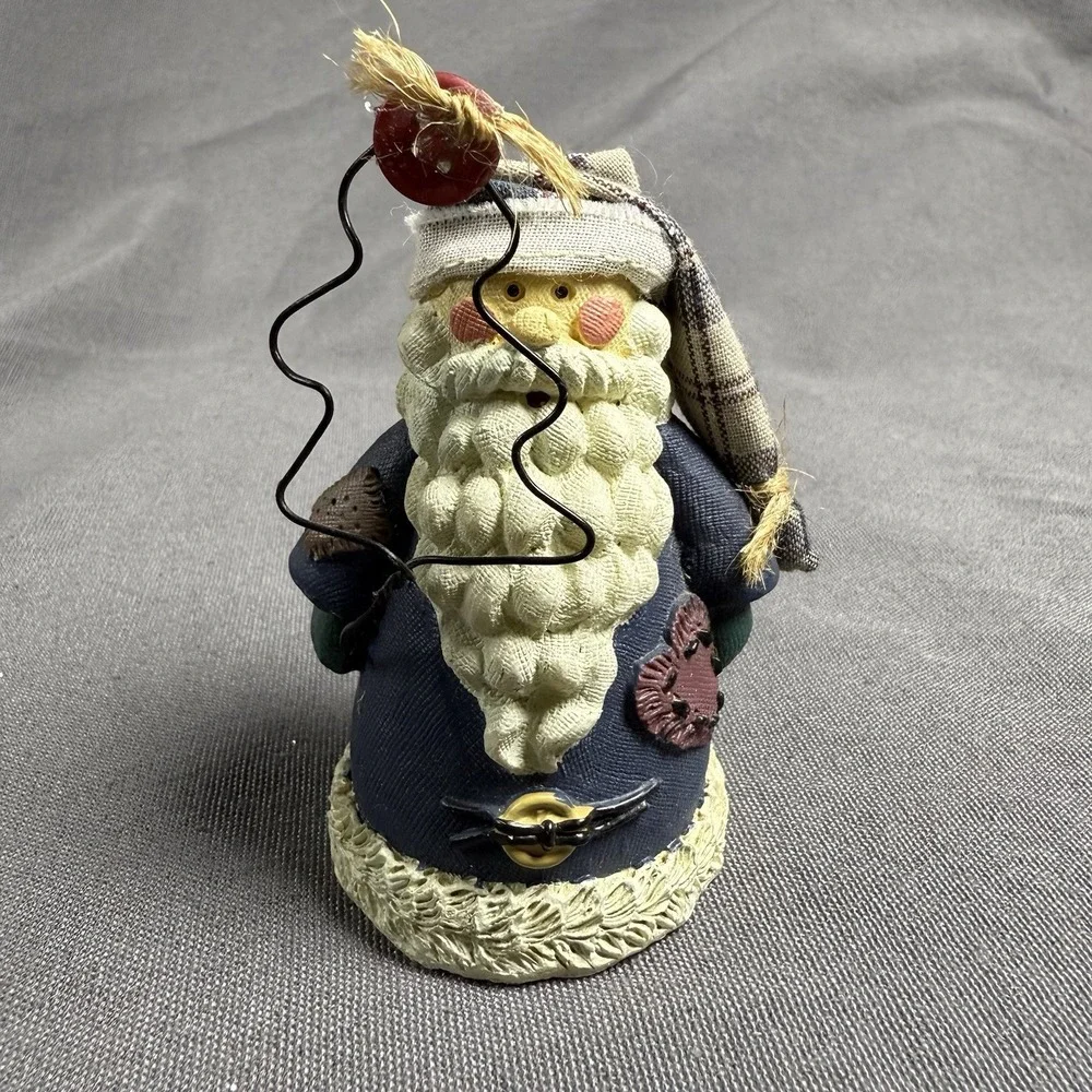 Vintage Santa Claus Figurine with Tree Christmas‎ Decoration